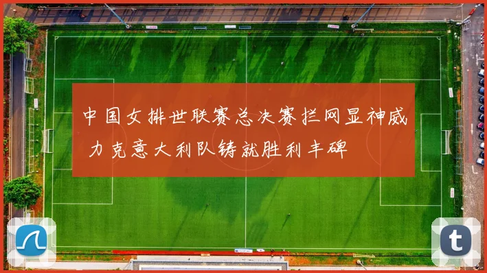 中国女排世联赛总决赛拦网显神威 力克意大利队铸就胜利丰碑