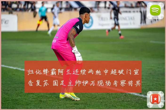 归化锋霸阿兰连续两轮中超破门宣告复苏 国足主帅伊万现场考察将其列入重点名单